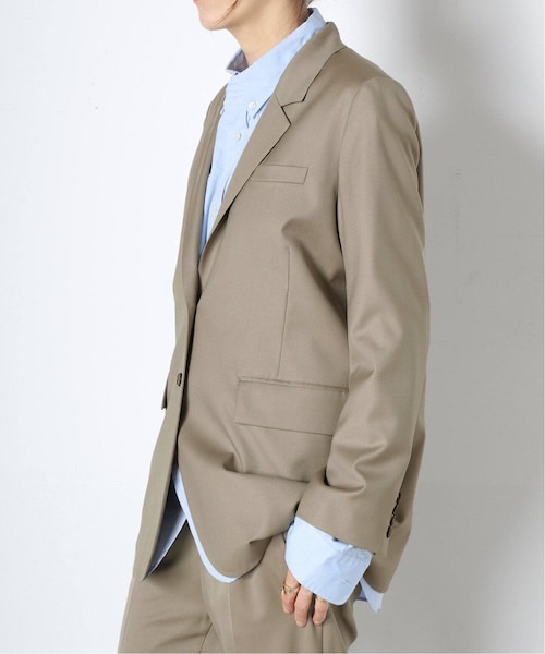 MUSE de Deuxieme classe(ミューズデドゥーズィエムクラス)の「【Col Pierrot/コルピエロ】Wool ジャケット(その他・ベージュ/フリー)」の2枚目の写真