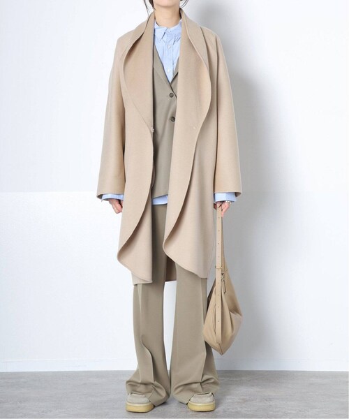 MUSE de Deuxieme classe(ミューズデドゥーズィエムクラス)の「【Col Pierrot/コルピエロ】Wool ジャケット(その他・ベージュ/フリー)」の5枚目の写真