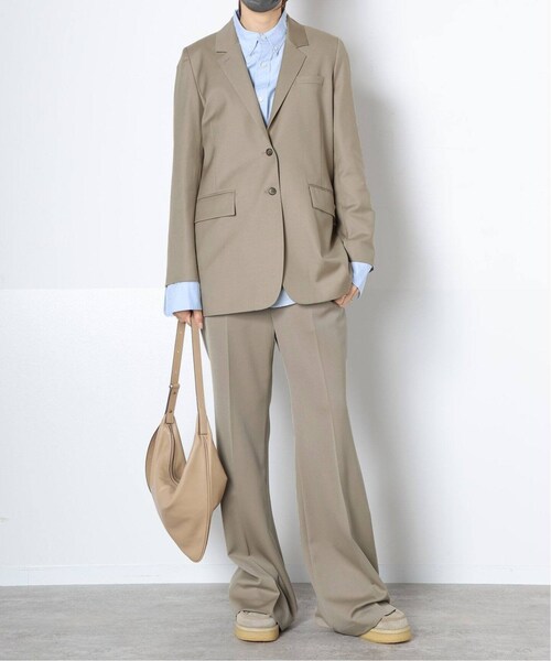 MUSE de Deuxieme classe(ミューズデドゥーズィエムクラス)の「【Col Pierrot/コルピエロ】Wool ジャケット(その他・ベージュ/フリー)」の4枚目の写真