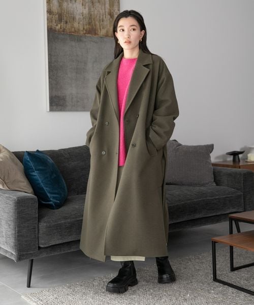 LOWRYS FARM（ローリーズファーム）の「カラーチュニックニット（トップス・レディース・グレー12/ピンク25/グリーン75/ブルー85・フリーサイズ）」の8枚目の写真