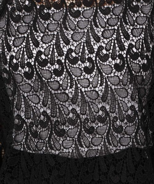 PAGEBOY（ページボーイ）の「レースチュニックシャツ（トップス・レディース・オフホワイト05/ブラック09/ココア53・F）」の14枚目の写真