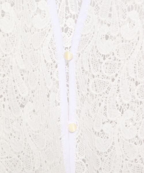 PAGEBOY（ページボーイ）の「レースチュニックシャツ（トップス・レディース・オフホワイト05/ブラック09/ココア53・F）」の13枚目の写真