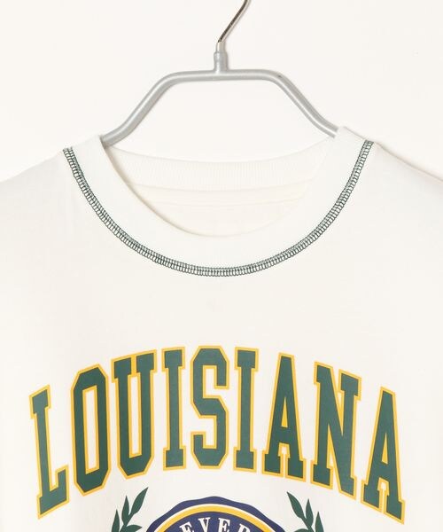 PAGEBOY（ページボーイ）の「カレッジエンブレムＴ（トップス・レディース・オフホワイト05/チャコール18・M/L）」の19枚目の写真