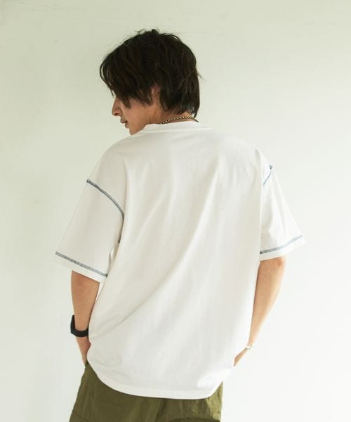 PAGEBOY（ページボーイ）の「カレッジエンブレムＴ（トップス・レディース・オフホワイト05/チャコール18・M/L）」の7枚目の写真