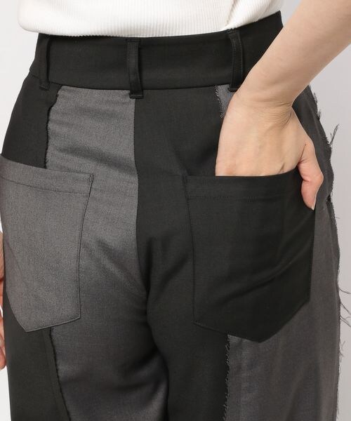 PAGEBOY（ページボーイ）の「カットオフラインコンビパンツ（パンツ・レディース・ブラック09/グレー15・S/M）」の19枚目の写真