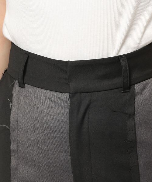 PAGEBOY（ページボーイ）の「カットオフラインコンビパンツ（パンツ・レディース・ブラック09/グレー15・S/M）」の16枚目の写真