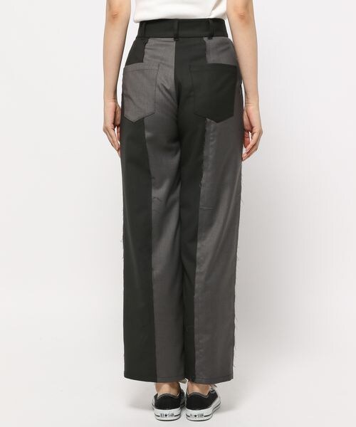 PAGEBOY（ページボーイ）の「カットオフラインコンビパンツ（パンツ・レディース・ブラック09/グレー15・S/M）」の15枚目の写真