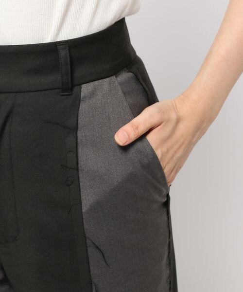 PAGEBOY（ページボーイ）の「カットオフラインコンビパンツ（パンツ・レディース・ブラック09/グレー15・S/M）」の17枚目の写真