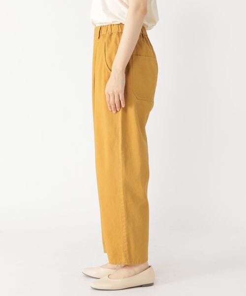 studio CLIP（スタディオクリップ）の「バルーンタックテーパードパンツ（パンツ・レディース・アイボリー52/マスタード65/カーキ78・M/L）」の6枚目の写真