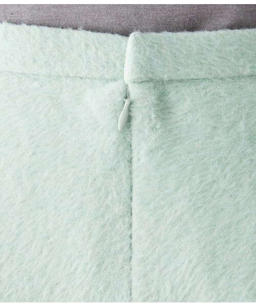 VIS（ビス）の「【WEB限定Lサイズ】シャギーフレアースカート（スカート・レディース・グレー/ホワイト/ライトグリーン・S/M/L）」の10枚目の写真