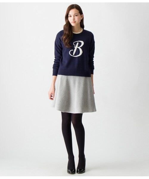 VIS（ビス）の「【WEB限定Lサイズ】シャギーフレアースカート（スカート・レディース・グレー/ホワイト/ライトグリーン・S/M/L）」の11枚目の写真