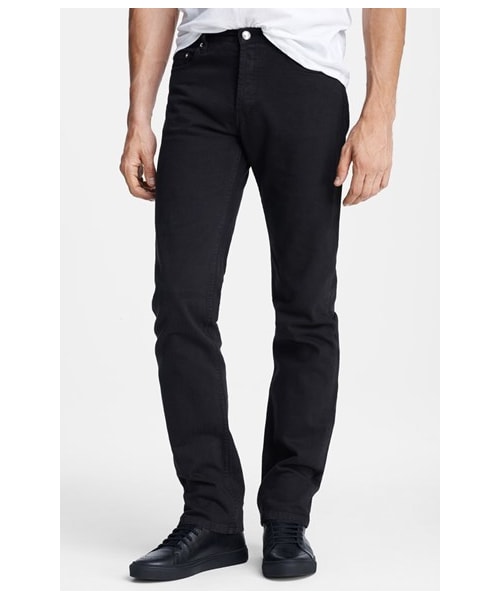 A.P.C.(アーペーセー)の「A.P.C. 'New Standard' Slim Straight Leg Jeans (Black)(デニムパンツ・メンズ・Black・Regular 28/Regular 34/Regular 29/Regular 30/Regular 31/Regular 32/Regular 27/Regular 33)」の2枚目の写真