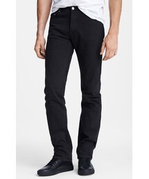 A.P.C. | A.P.C. 'New Standard' Slim Straight Leg Jeans (Black)(デニムパンツ)