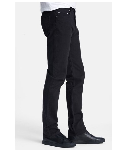 A.P.C.(アーペーセー)の「A.P.C. 'New Standard' Slim Straight Leg Jeans (Black)(デニムパンツ・メンズ・Black・Regular 28/Regular 34/Regular 29/Regular 30/Regular 31/Regular 32/Regular 27/Regular 33)」の4枚目の写真