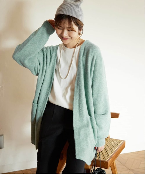 SLOBE IENA（スローブイエナ）の「《予約》CASHWELLニットカーデ