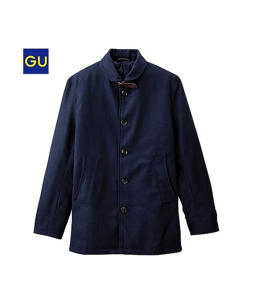 GU（ジーユー）の「（GU）ショールカラーカバーオール（MEN ⁄ アウター・メンズ・DARK GRAY/DARK GREEN/NAVY/BLACK・S/L/XL/M）」の4枚目の写真