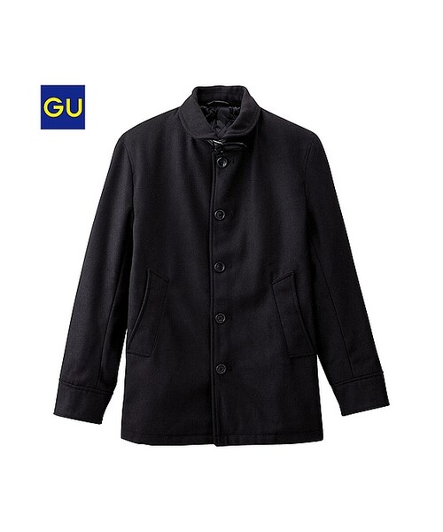 GU（ジーユー）の「（GU）ショールカラーカバーオール（MEN ⁄ アウター・メンズ・DARK GRAY/DARK GREEN/NAVY/BLACK・S/L/XL/M）」の2枚目の写真