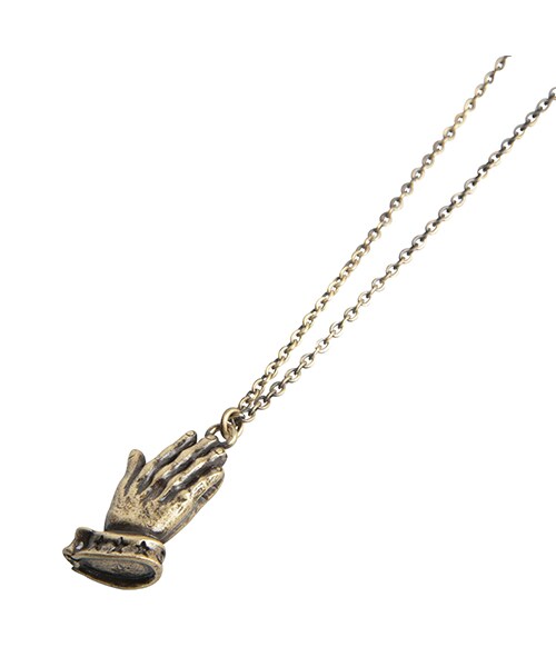 Subciety(サブサエティ)の「METAL NECKLACE-PRAYING HANDS-(アクセサリー・メンズ・BLACK/ANTIQE.GOLD/ANTIQE.SILVER・FREE)」の3枚目の写真