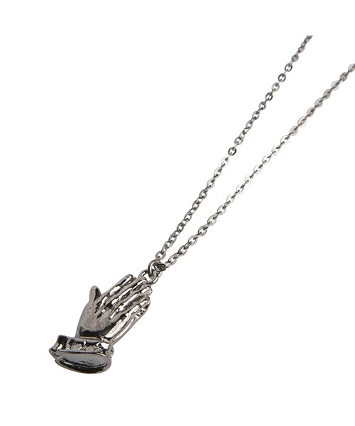 Subciety(サブサエティ)の「METAL NECKLACE-PRAYING HANDS-(アクセサリー・メンズ・BLACK/ANTIQE.GOLD/ANTIQE.SILVER・FREE)」の1枚目の写真