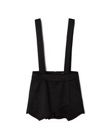 LOVFEE | 交叉裙片造型吊帶短褲(パンツ)