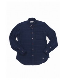 SYNDRO | "BUTTON UP !!" B.D. SHIRT - WINDOWPANE(トップス)