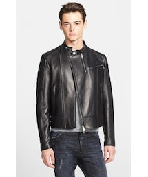 d*9様 【希少】Dsquared2★レイヤード レザーライダースジャケット d*9様 【希少】Dsquared2☆レイヤード レザーライダース