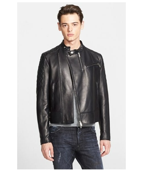 【超美品】ディースクエアード ライダースジャケット 黒 DSQUARED2 DSQUARED2 ディースクエアード スタッズ ライダースジャケット