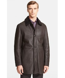 FERRAGAMO（フェラガモ）の「Salvatore Ferragamo Leather Coat with