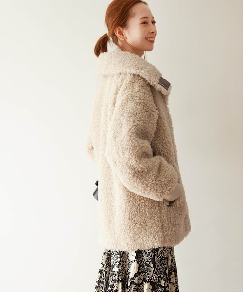 美品 ジャーナルスタンダードレリューム カーリーブルゾン モコモコファー 茶系 JOURNAL STANDARD relume（ジャーナルスタンダード レリューム）の