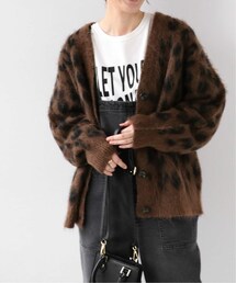 JOURNAL STANDARD relume（ジャーナルスタンダード　レリューム）の「《追加予約》モヘアミックスレオパードカーディガン（トップス）」