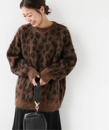 JOURNAL STANDARD relume（ジャーナルスタンダード　レリューム）の「《追加予約》モヘアミックスレオパードプルオーバー（トップス）」