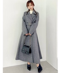 RESEXXY | フレアデザインロングコート(その他アウター)