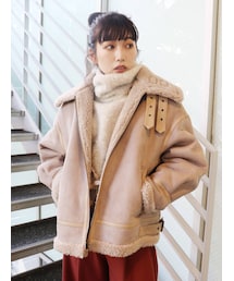 MURUA | ミドルフェイクムートン(ムートンコート)