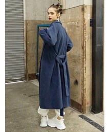 EVRIS | フェイクウールロングコート(その他アウター)