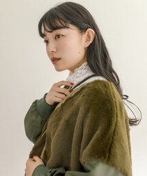 PUAL CE CIN | ストレッチレースハイネックロングスリーブ(Tシャツ/カットソー)