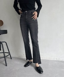 CAPRICIEUX LE'MAGE | ストレッチスリットデニム(デニムパンツ)