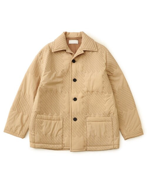 NEONSIGN(ネオンサイン)の「MONOGRAM QUILTING JACKET(その他アウター・メンズ・BLK/CML・44/46/48)」の2枚目の写真