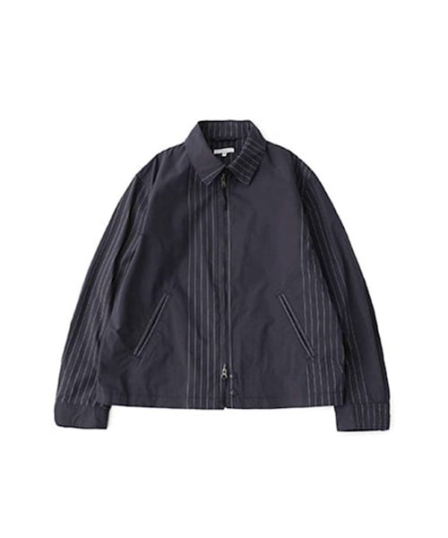 Engineered Garments(エンジニアードガーメンツ)の「Claigton Jacket Gangster Stripe(その他アウター・メンズ・NVY・XS/S/M)」の1枚目の写真