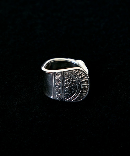 R-052 Cutlery Butter Knife Ring (燻し仕上げ)