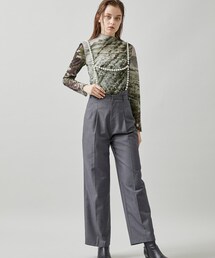 Ameri（アメリ）の「DROP PEARL SUSPENDER PANTS（その他パンツ