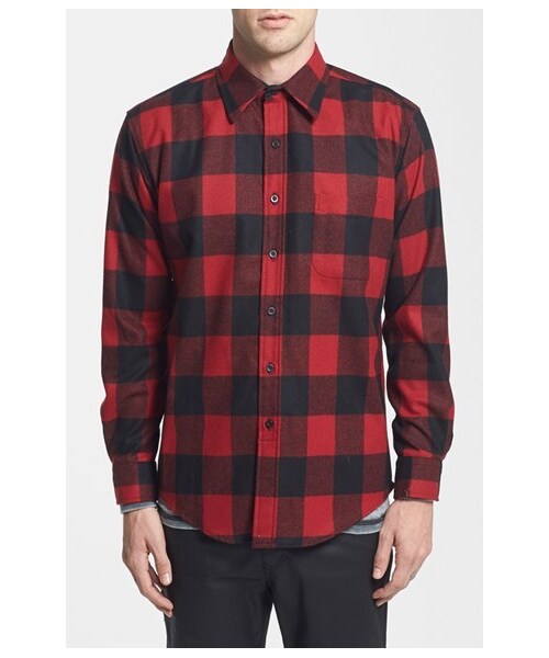 PENDLETON（ペンドルトン）の「Pendleton 'Lodge' Check Virgin Wool Flannel Shirt（シャツ/ブラウス・メンズ・Red・Regular Medium/Regular Small/Regular X-Large/Regular Large）」の3枚目の写真
