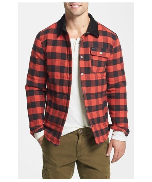 BRIXTON（ブリクストン）の「Brixton 'Cass' Quilted Check Flannel ...