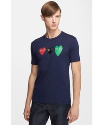 COMME des GARCONS | Comme des Garçons 'Play' Three Heart Graphic T-Shirt(Tシャツ/カットソー)