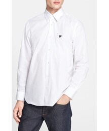 COMME des GARCONS | Comme des Garçons Woven Shirt with Heart Appliqué(シャツ/ブラウス)