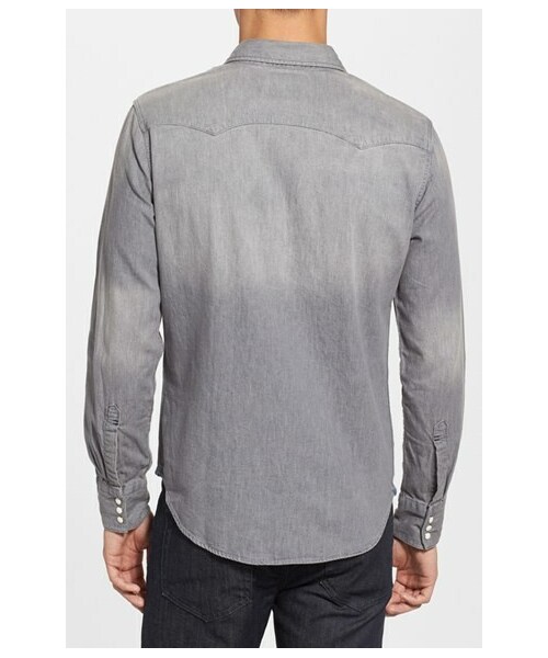 Levi's（リーバイス）の「Levi's® Denim Western Shirt（シャツ/ブラウス・メンズ・Grey・Regular Medium/Regular XX-Large/Regular Large/Regular X-Large/Regular Small）」の3枚目の写真