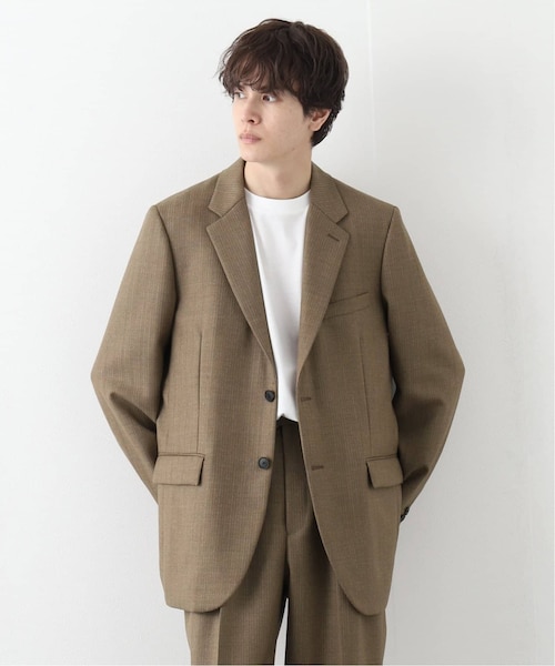 ジャケット・アウター AURALEE BLUEFACED WOOL DOBBY STRIPE JK EDIFICE（エディフィス）の「BLUEFACED WOOL DOBBY STRIPE JK（）」 - WEAR