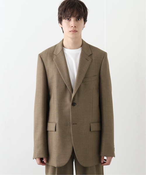 スーツ AURALEE bluefaced wool dobby stripe 22AW AURALEE(オーラリー) BLUEFACED WOOL DOBBY OVER JACKET