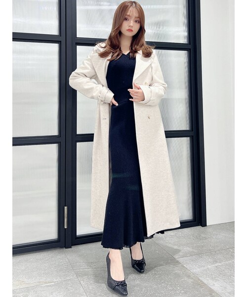 RESEXXY（リゼクシー）の「ビッグカラーロングコート（その他アウター