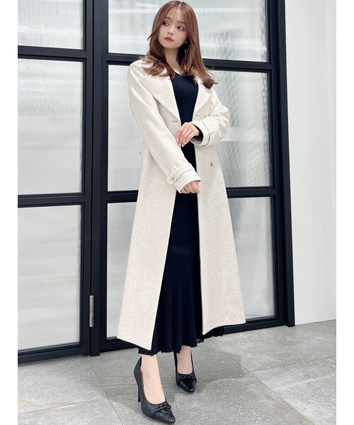 RESEXXY（リゼクシー）の「ビッグカラーロングコート（その他アウター