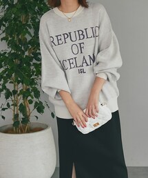 un dix cors | 《予約》【大人かわいい】ロゴ入りJQニットプルオーバー(ニット/セーター)